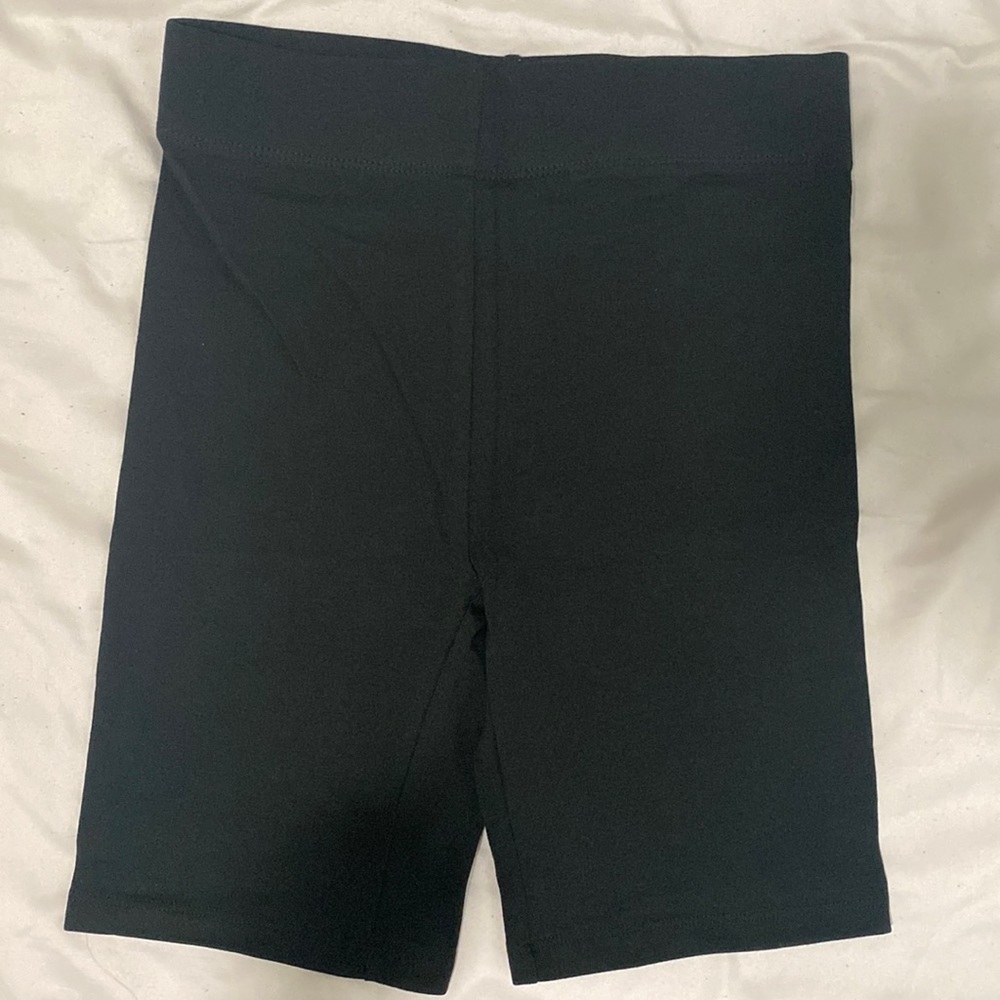 Black biker shorts